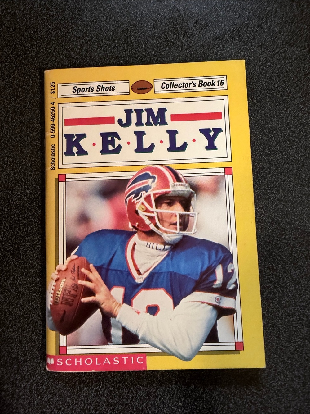 Jim Kelly Sport Shots Collector’s Book 16 Buffalo Bills
